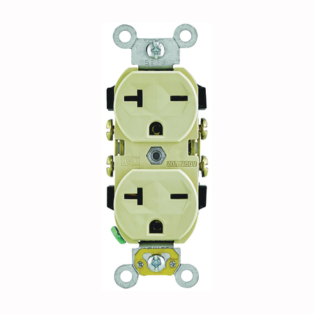 LEVITON Outlet Ivory 6-20R 250V 05822-00I